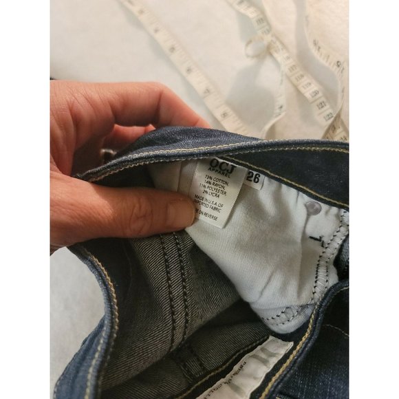 OCJ Mizzou Skinny Jeans Womens Size 26 Regular Missouri Tigers Dark Demin - Picture 7 of 9